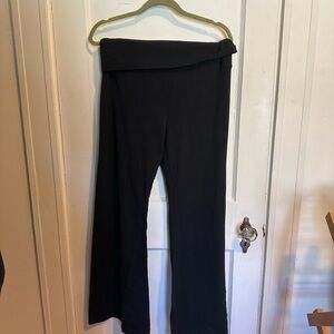 Aerie Black Boot Cut Flare Pants